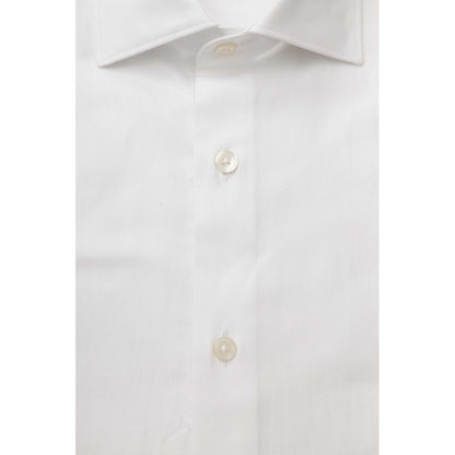Bagutta White Cotton Men Shirt by Bagutta