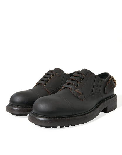 Chaussures Derby élégantes en cuir pour homme Dolce &amp; Gabbana