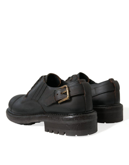 Chaussures Derby élégantes en cuir pour homme Dolce &amp; Gabbana