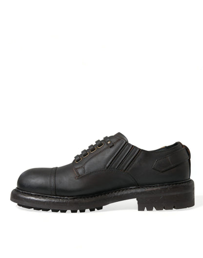 Chaussures Derby élégantes en cuir pour homme Dolce &amp; Gabbana