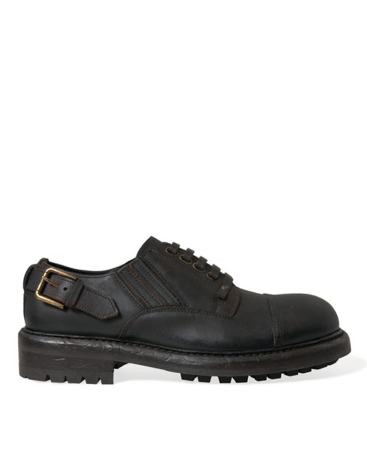 Chaussures Derby élégantes en cuir pour homme Dolce &amp; Gabbana