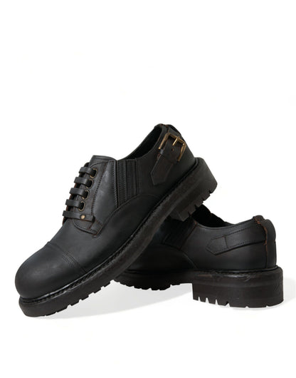 Chaussures Derby élégantes en cuir pour homme Dolce &amp; Gabbana