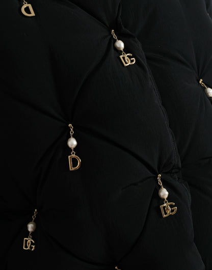 Veste matelassée élégante Dolce &amp; Gabbana ornée de perles