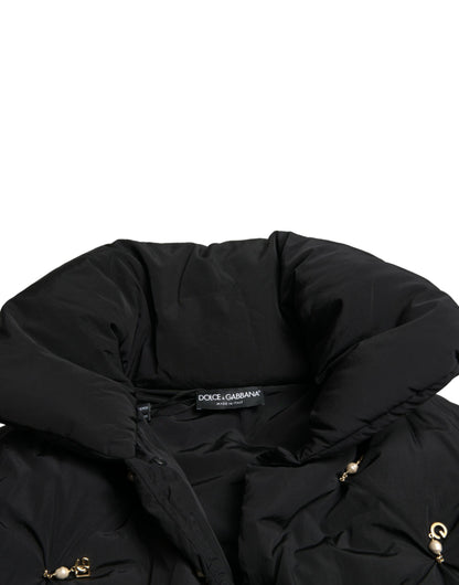 Veste matelassée élégante Dolce &amp; Gabbana ornée de perles