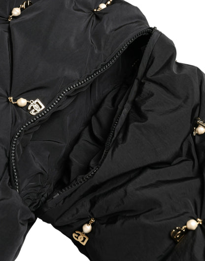 Veste matelassée élégante Dolce &amp; Gabbana ornée de perles