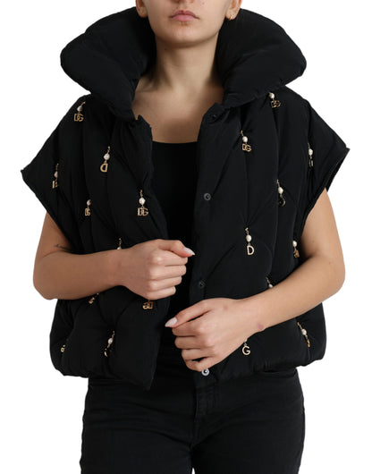 Veste matelassée élégante Dolce &amp; Gabbana ornée de perles