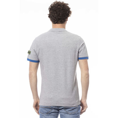 Polo Invicta en coton gris pour homme