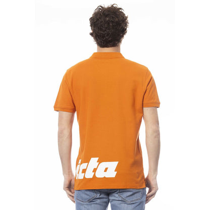 Polo Invicta en coton orange pour homme