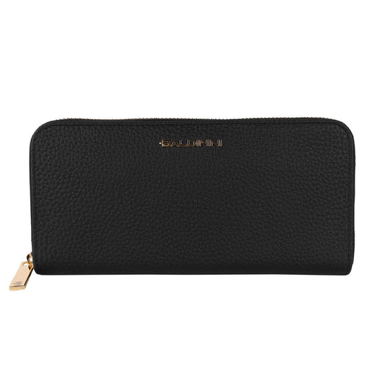 Portefeuille zippé en cuir élégant Baldinini Trend : un accessoire intemporel