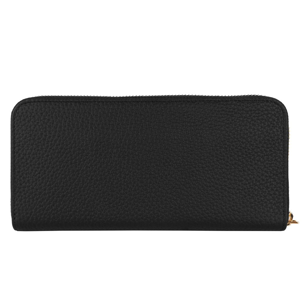 Portefeuille zippé en cuir élégant Baldinini Trend : un accessoire intemporel