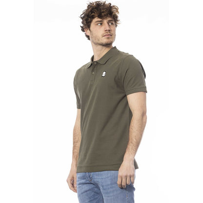 Polo Invicta en coton vert pour homme