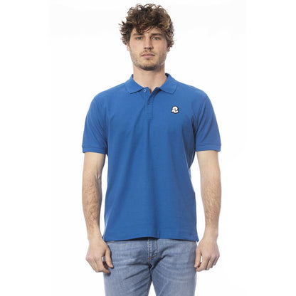 Polo Invicta bleu en coton pour homme