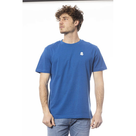 T-shirt homme en coton bleu Invicta