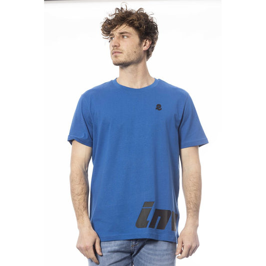 T-shirt homme en coton bleu Invicta