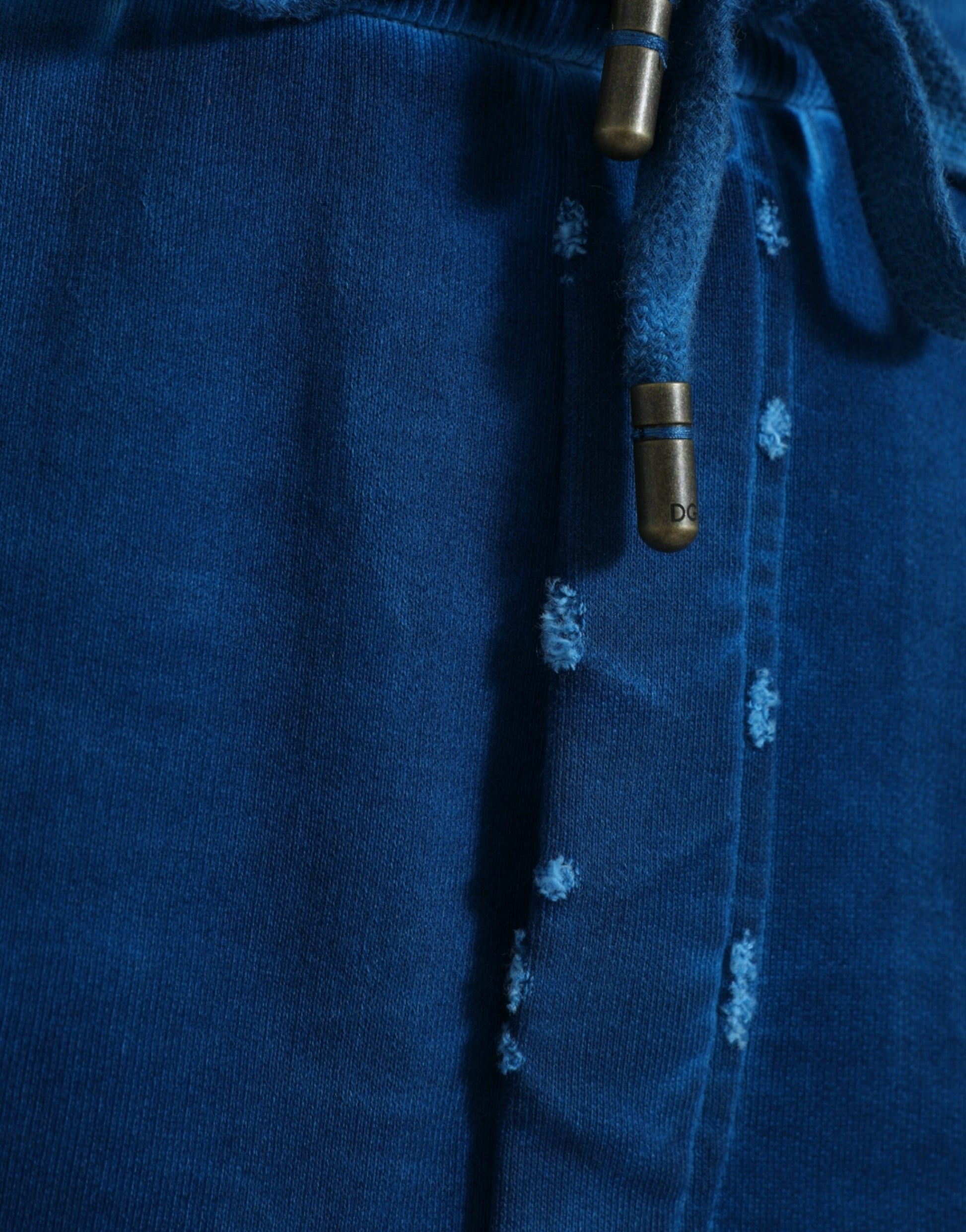 Dolce & Gabbana Blue Logo Cotton Jogger Sweatpants Pants by Dolce & Gabbana