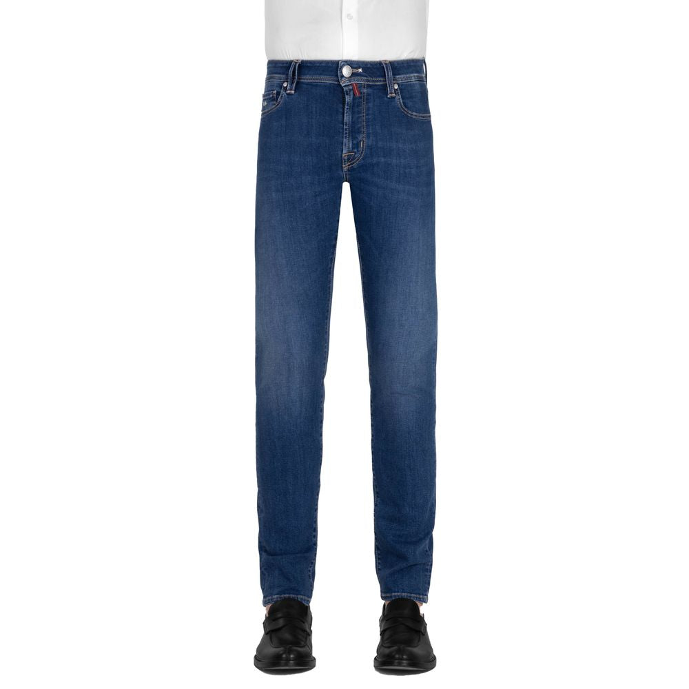 Tramarossa Elegant Stretch Cotton Men's Jeans by Tramarossa