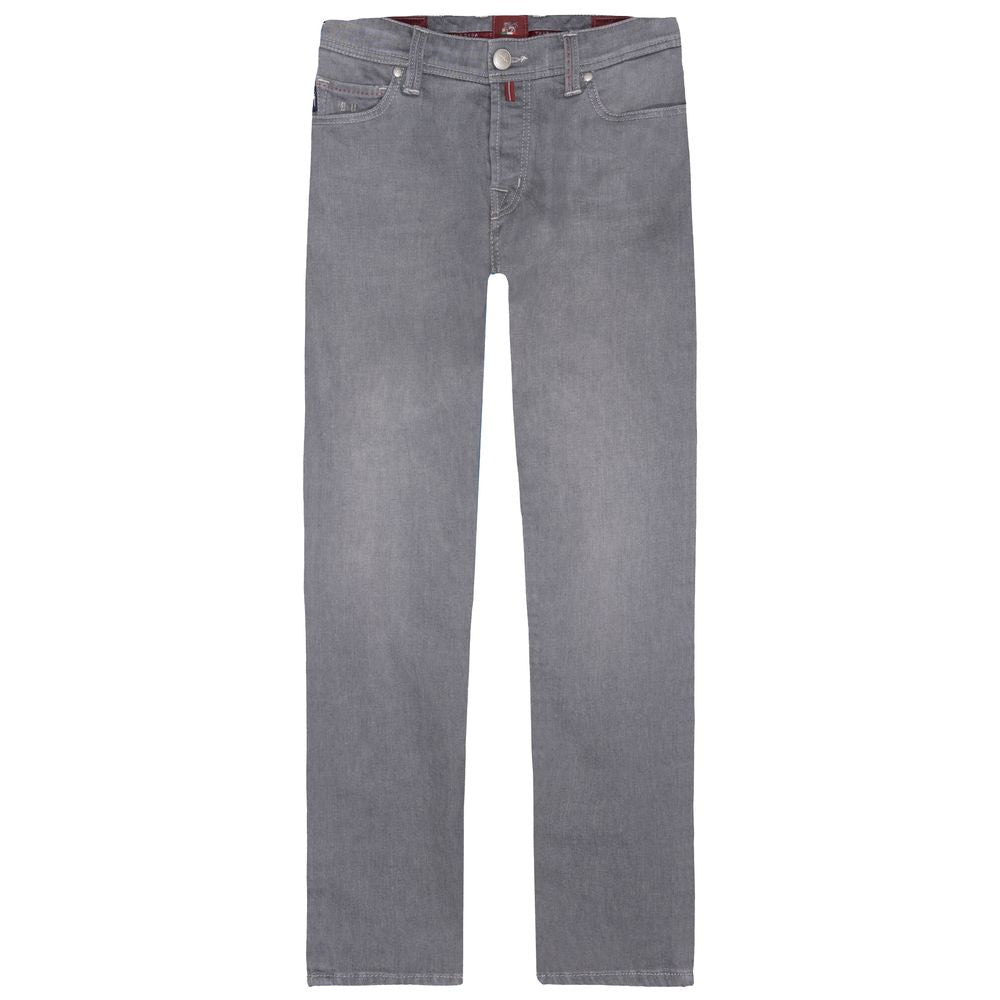 Tramarossa Gray Cotton Men's Jeans by Tramarossa