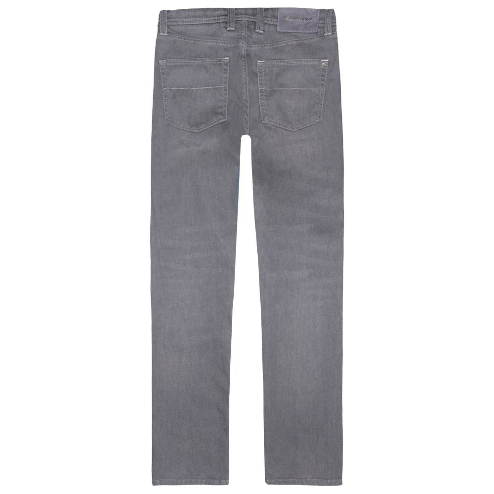 Tramarossa Gray Cotton Men's Jeans by Tramarossa