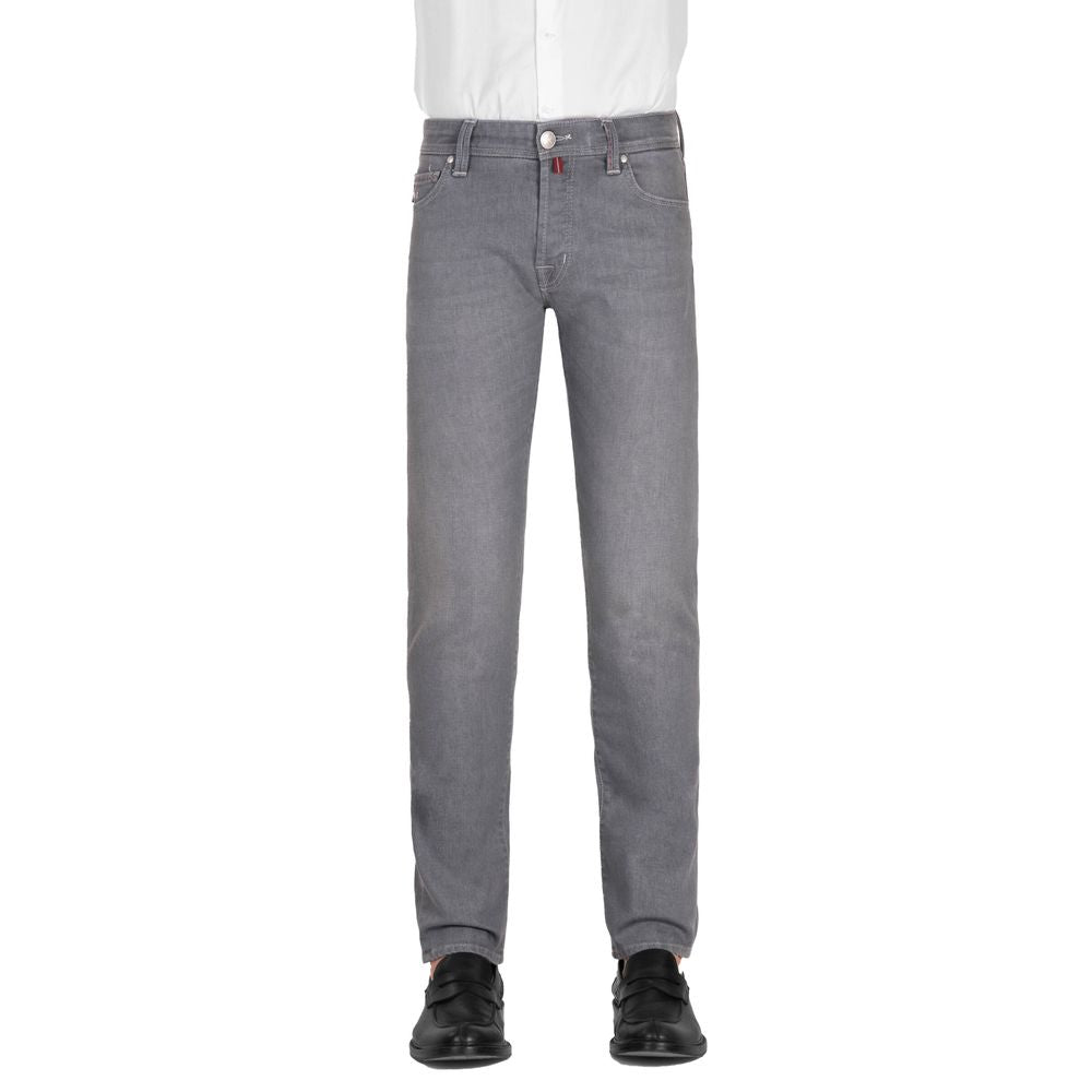 Tramarossa Gray Cotton Men's Jeans by Tramarossa