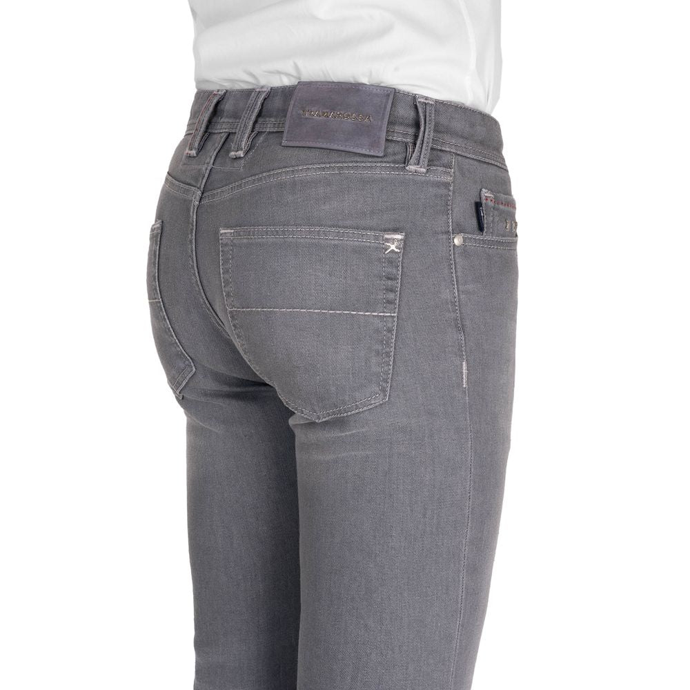 Tramarossa Gray Cotton Men's Jeans by Tramarossa