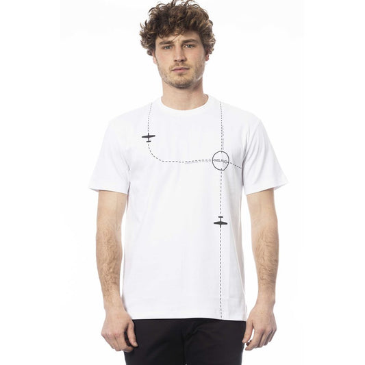 T-shirt homme en coton blanc Trussardi