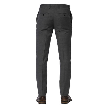 Trussardi Gray Wool Men Trousers by Trussardi