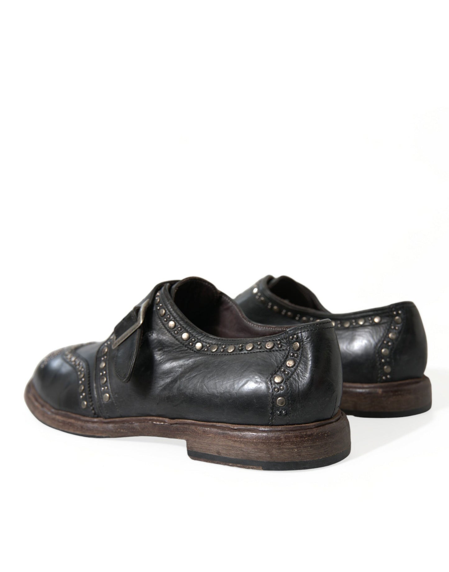 Dolce &amp; Gabbana Élégantes chaussures à boucle en cuir de veau