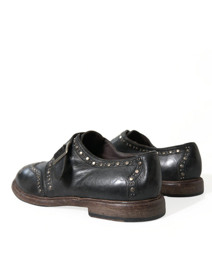 Dolce &amp; Gabbana Élégantes chaussures à boucle en cuir de veau