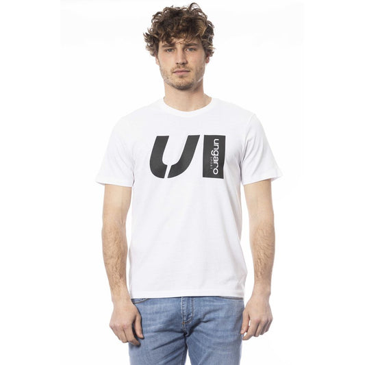 T-shirt Ungaro Sport en coton blanc pour homme