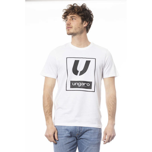 T-shirt Ungaro Sport en coton blanc pour homme