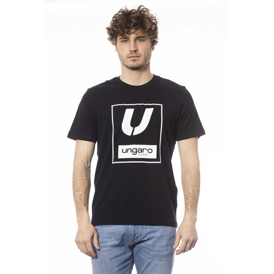 T-shirt Ungaro Sport en coton noir pour homme