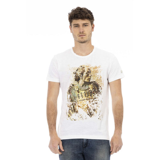 T-shirt Trussardi Action en coton blanc pour homme
