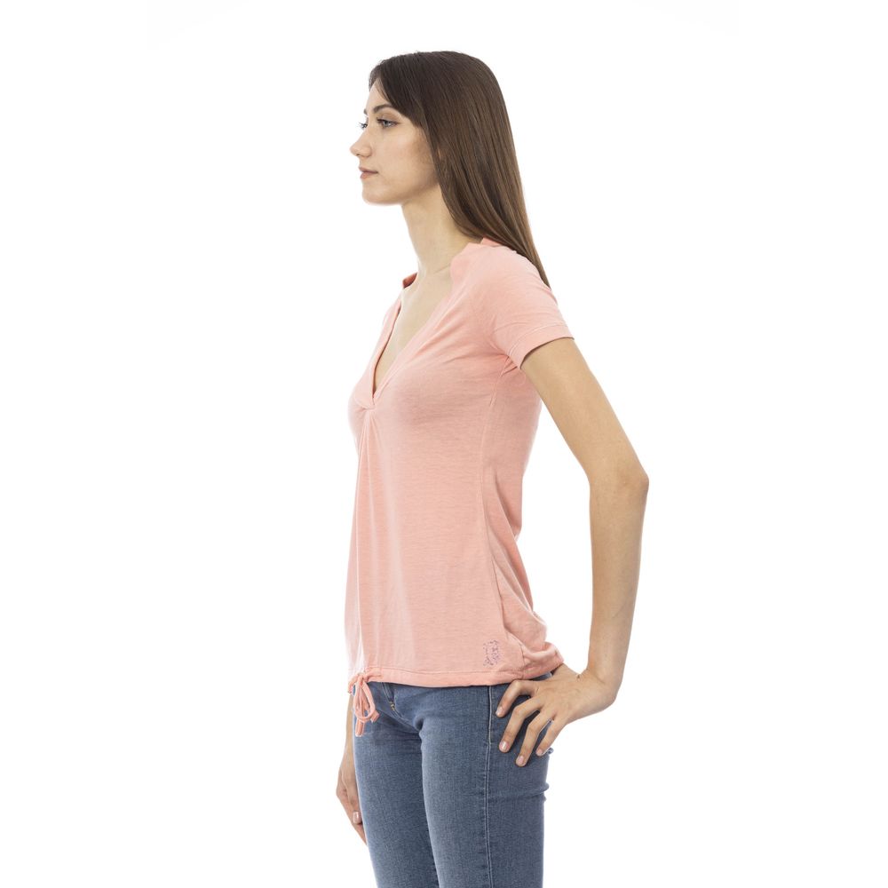 Trussardi Action Multicolor Cotton Women T-Shirt by Trussardi Action