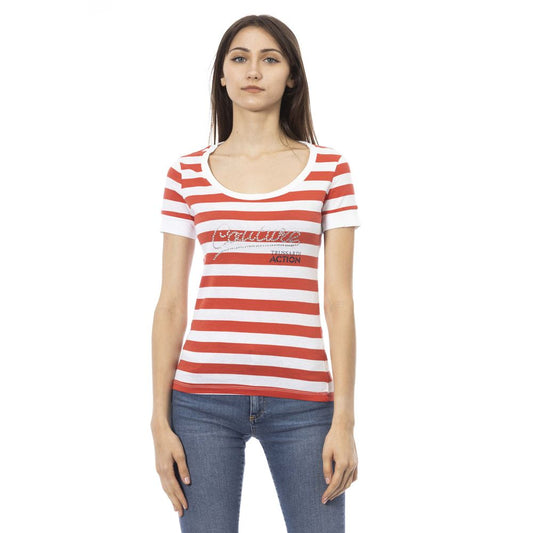 Trussardi Action Multicolor Cotton Women T-Shirt by Trussardi Action