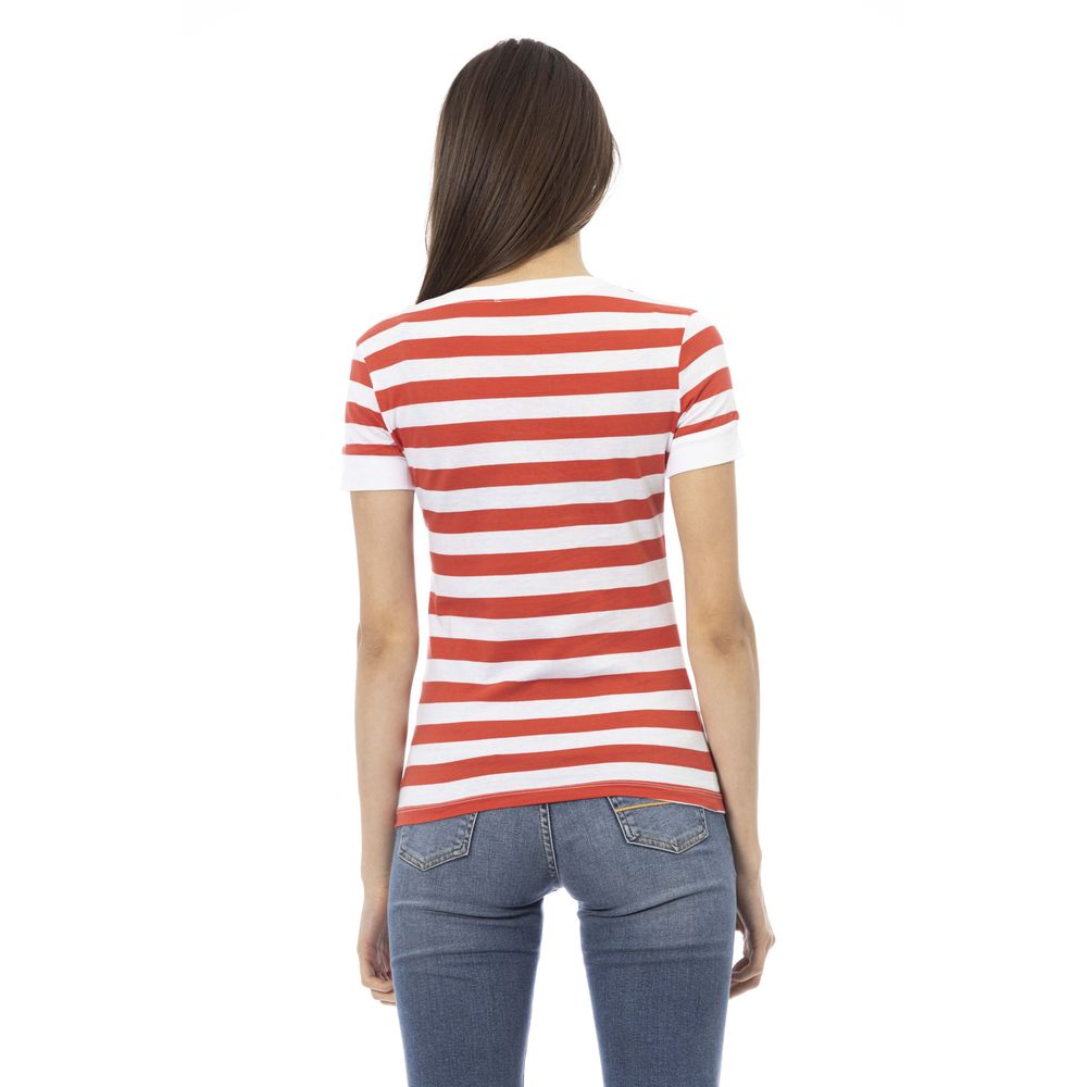 Trussardi Action Multicolor Cotton Women T-Shirt by Trussardi Action