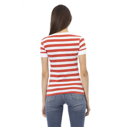 Trussardi Action Multicolor Cotton Women T-Shirt by Trussardi Action