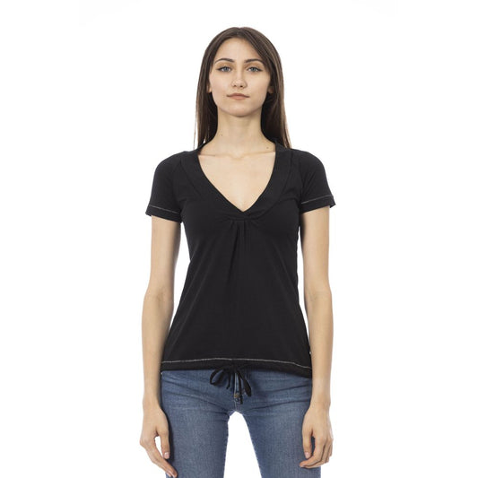 Trussardi Action Black Cotton Women T-Shirt by Trussardi Action