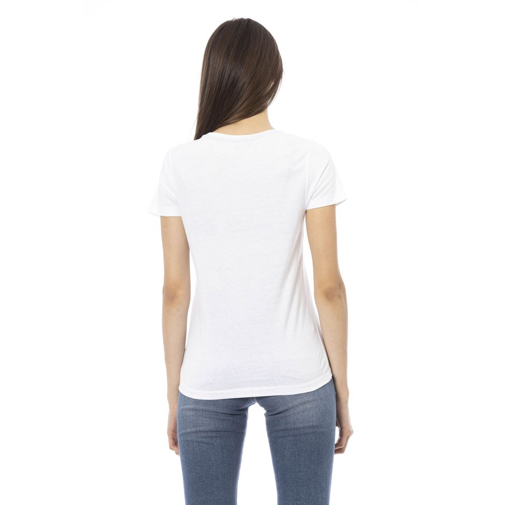 Trussardi Action White Cotton Women T-Shirt by Trussardi Action