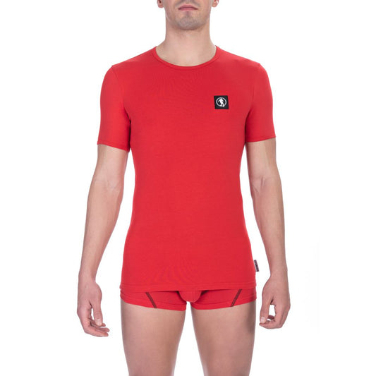 T-shirt Bikkembergs en coton rouge pour homme