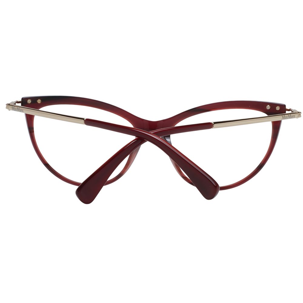 Max Mara Burgundy Women Optical Frames by Max Mara