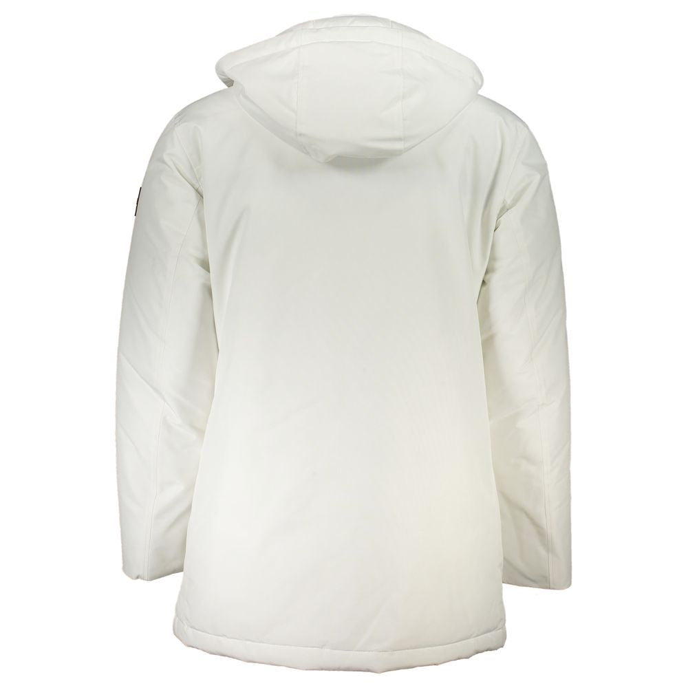 Hugo Boss White Polyamide Men Jacket by Hugo Boss