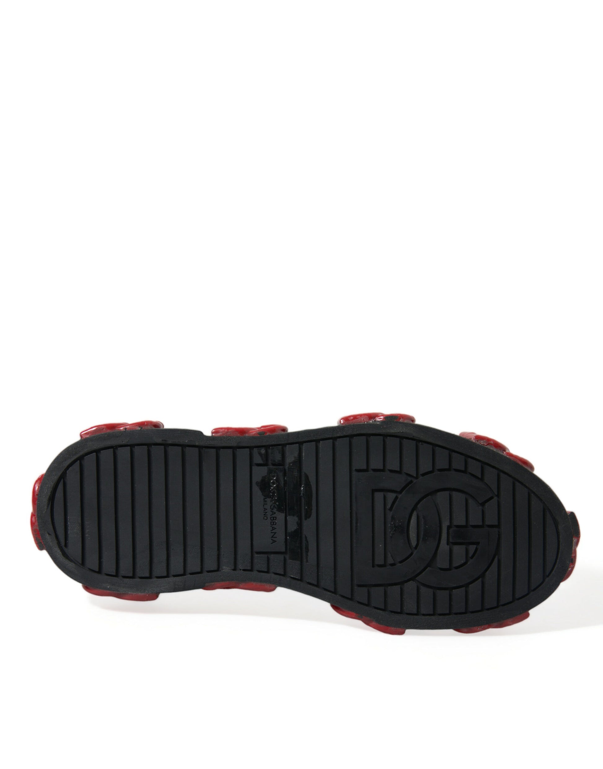 Dolce & Gabbana Multicolor Camouflage High Top Sneakers Shoes by Dolce & Gabbana