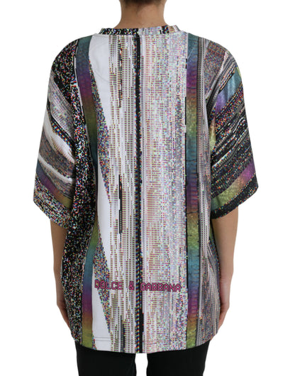 Dolce & Gabbana Multicolor With Love Always Print T-shirt by Dolce & Gabbana