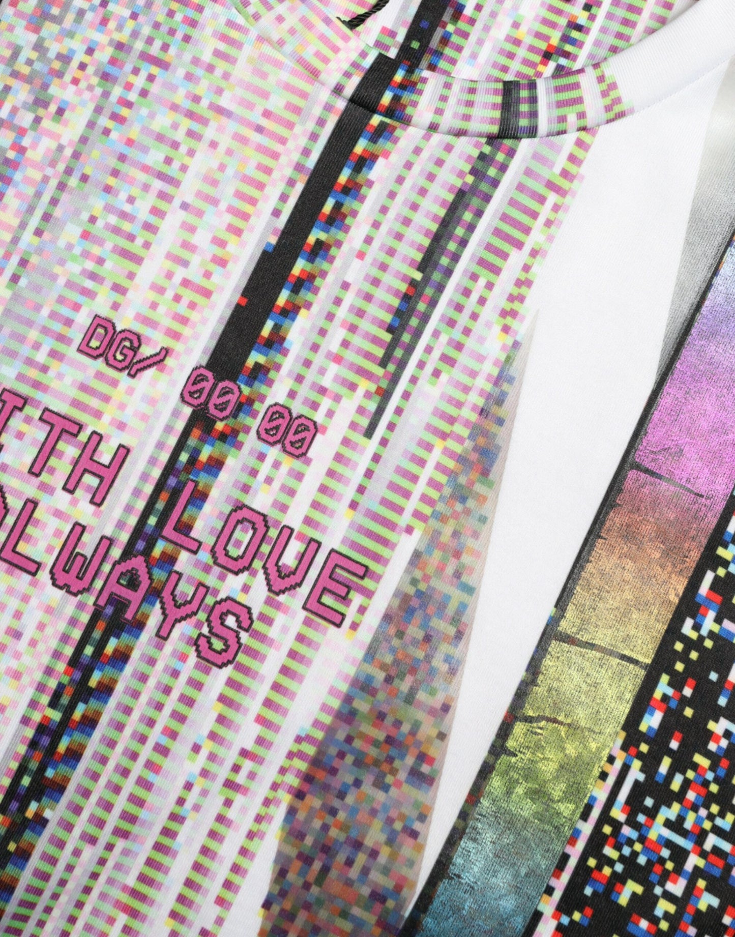 Dolce & Gabbana Multicolor With Love Always Print T-shirt by Dolce & Gabbana