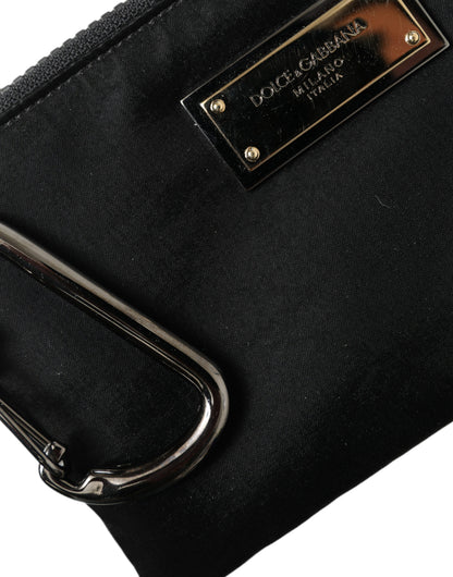 Pochette design chic en nylon et cuir Dolce &amp; Gabbana