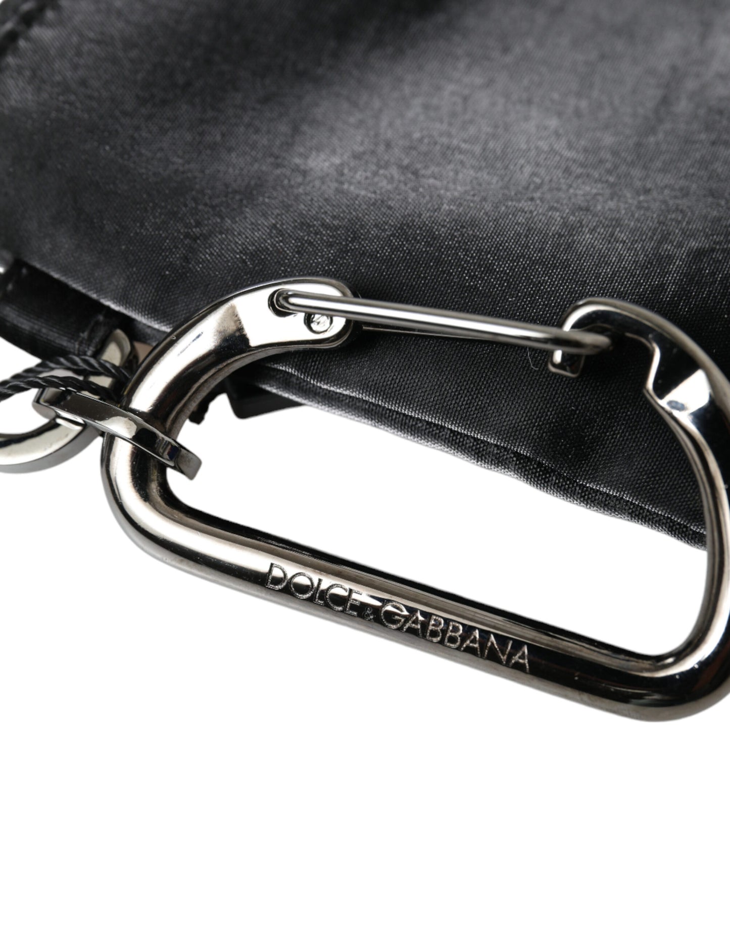 Pochette design chic en nylon et cuir Dolce &amp; Gabbana