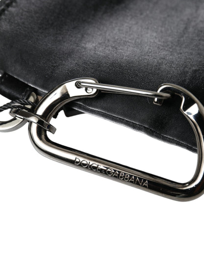Pochette design chic en nylon et cuir Dolce &amp; Gabbana