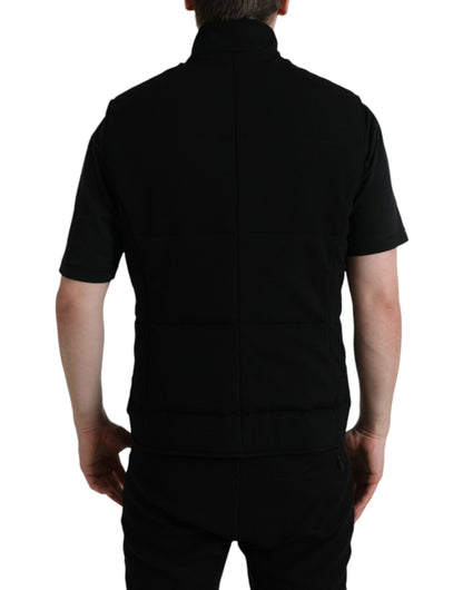 Dolce &amp; Gabbana Élégante veste sans manches noire