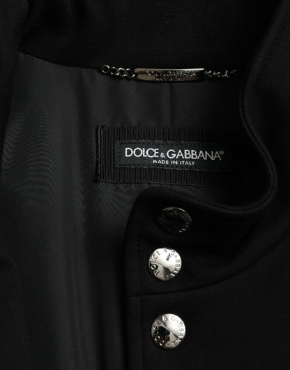 Dolce &amp; Gabbana Élégante veste sans manches noire