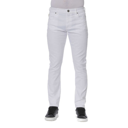 Trussardi Jeans White Cotton Men Jeans by Trussardi Jeans